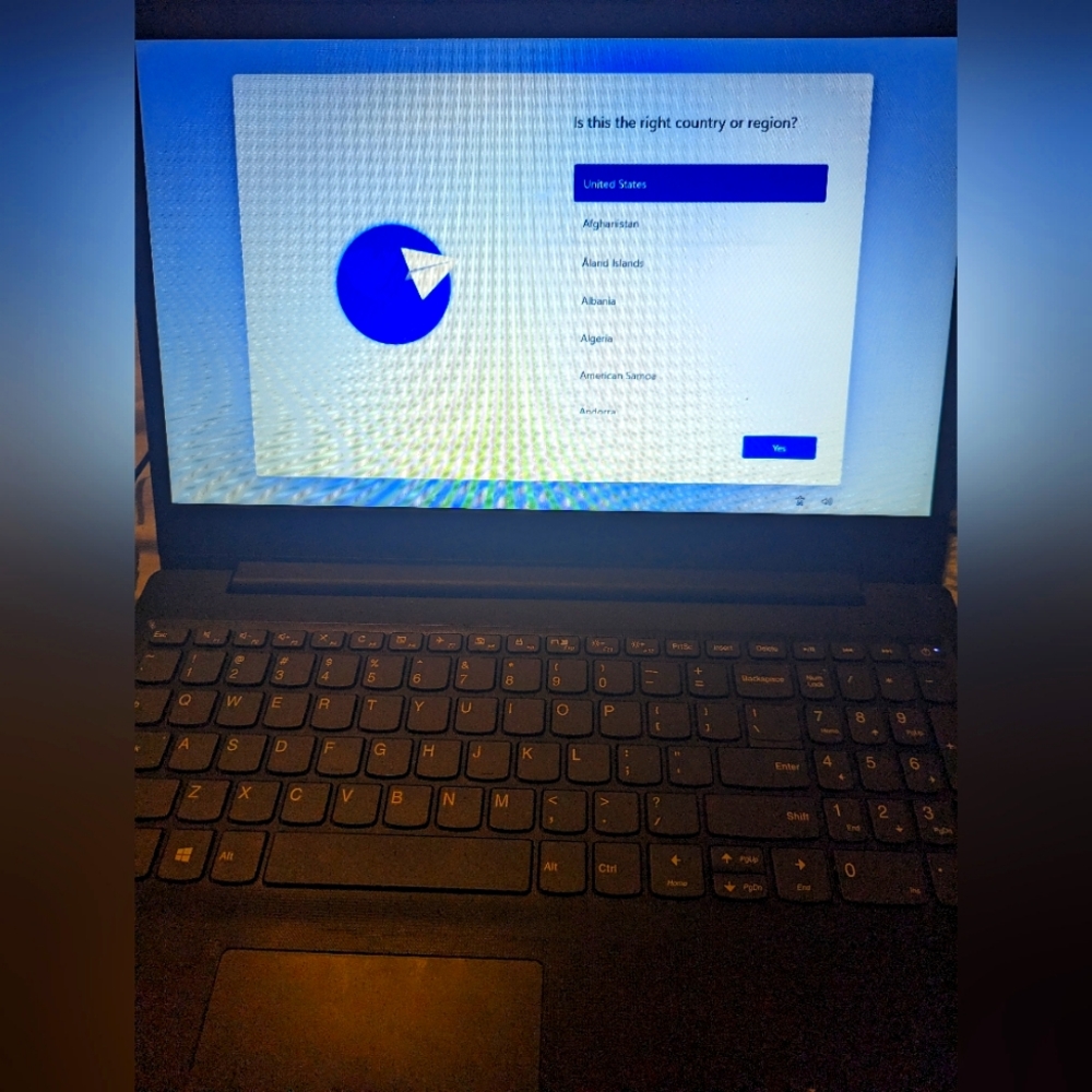 Black Lenovo Upgraded To Windows 11 Laptop